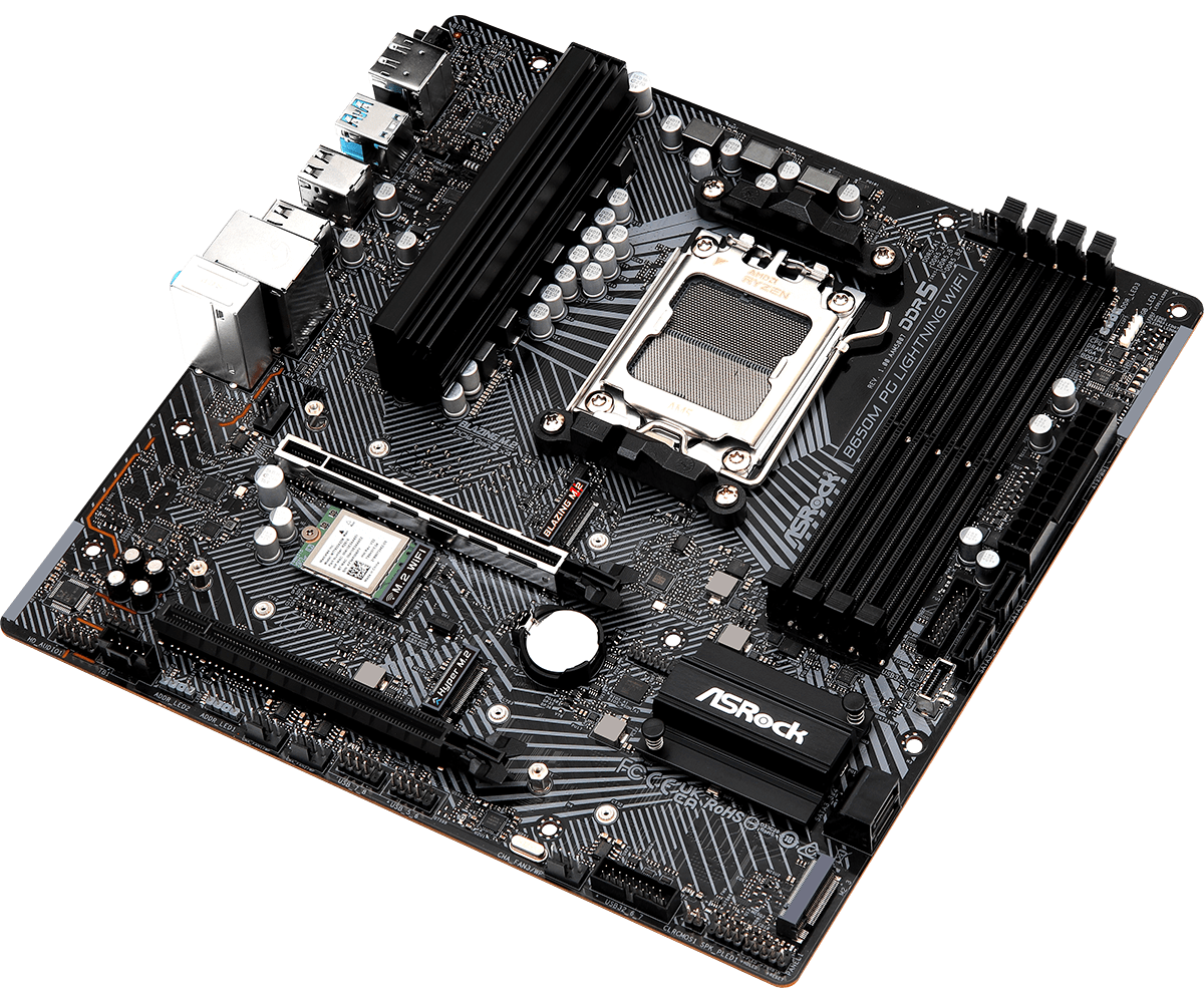 لوحة أم ASROCK B650M PG Lightn - مراجعة X870E Atx Motherboard وسعره